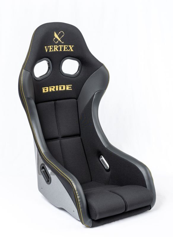CAR MAKE T&E VERTEX X BRIDE ZETA IV BLACK COLLABORATION SEAT ZETA 4 BLACK COLOR FRP SILVER SHELL VER-ZETA4BK FOR  CARMAKETE-00007