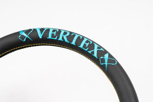 CAR MAKE T&E VERTEX STEERING WHEEL 7 STAR BLUE MINT STE-7STARBM FOR  CARMAKETE-00034