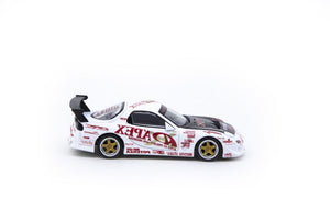 CAR MAKE T&E 1:64 VERTEX MAZDA RX-7 FD3S A'PEX D1 PROJECT (APEX) TARMAC WORKS DIECAST T64G-TL022-AP FOR  CARMAKETE-00061