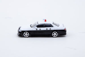 CAR MAKE T&E 1:64 VERTEX TOYOTA JZX100 CHASER BLACK WHITE TARMAC WORKS DIECAST T64G-TL007-BW FOR  CARMAKETE-00060