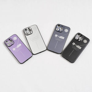 CAR MAKE T&E VERTEX IPHONE CASE SILVER FOR IPHONE11~14 ALL LINEUP SILVER IPHONE 14 PLUS FOR  CARMAKETE-00082