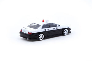CAR MAKE T&E 1:64 VERTEX TOYOTA JZX100 CHASER BLACK WHITE TARMAC WORKS DIECAST T64G-TL007-BW FOR  CARMAKETE-00060
