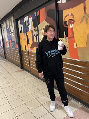 CAR MAKE T&E VERTEX BIG SILHOUETTE GRAFFITI HOODIE L VER-BSGH2023 FOR  CARMAKETE-00056