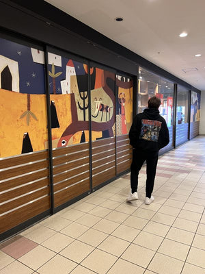 CAR MAKE T&E VERTEX BIG SILHOUETTE GRAFFITI HOODIE XL VER-BSGH2023 FOR  CARMAKETE-00057