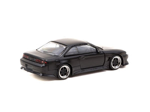 CAR MAKE T&E [RESERVATION LIMITED EDITION] 1:64 VERTEX RIDGE S14 SILVIA MATT BLACK TARMAC WORKS DIECAST T64G-TL018-MB FOR  CARMAKETE-00058