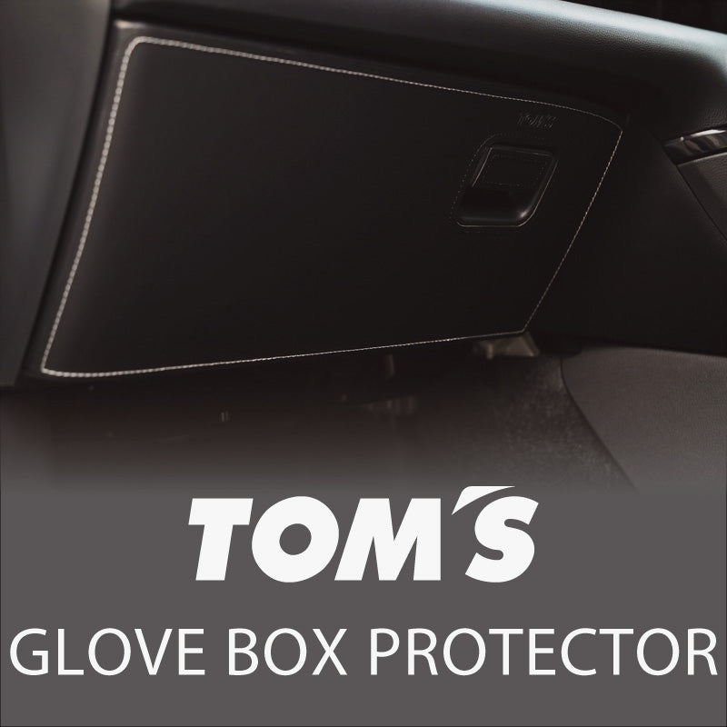 TOMS GLOVE BOX PROTECTOR WHITE STITCH FOR TOYOTA GR YARIS GXPA16 MXPA12 55440-TPA16