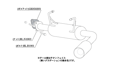 KAKIMOTO RACING EXHAUST CLASS KR FOR SUZUKI JIMNY JB23W  S71334
