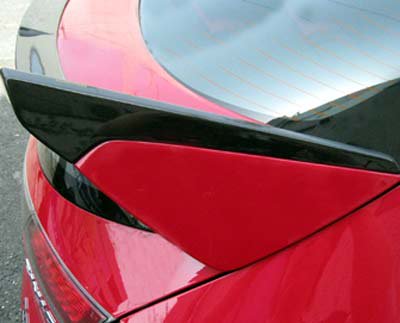 seeker正規 FN2用リヤウイング ホンダ純正ブラックウレタン塗装品 SEEKER CARBON REAR SPOILER WITH UV CUT CLEAR PAINT FOR HONDA CIVIC