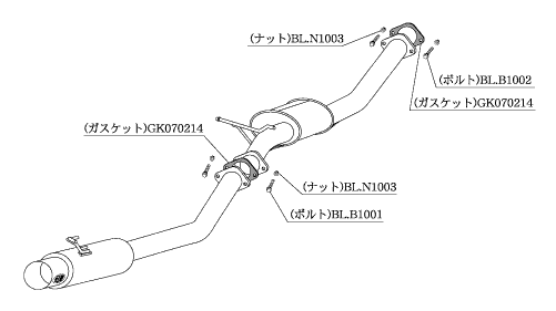 KAKIMOTO RACING EXHAUST HYPER FULLMEGA N1+Rev FOR TOYOTA SUPRA E JZA80  T31314