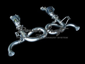 POWER CRAFT EXHAUST MUFFLER RACING SPEC BLACK TAIL FOR LAMBORGHINI GALLARDO P-LA320108-BKT