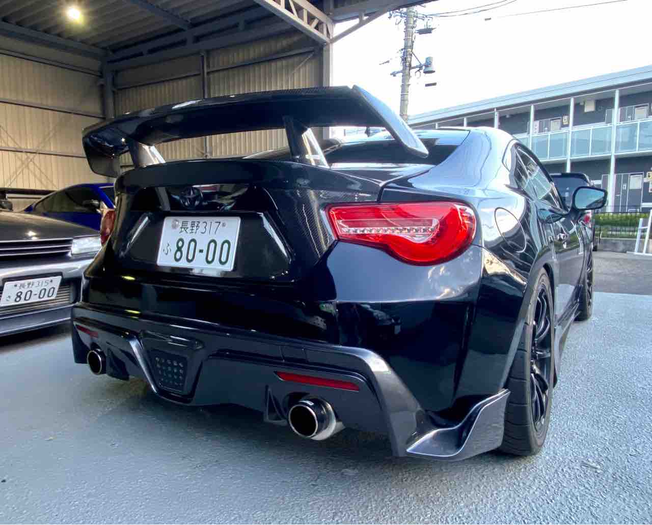 GARAGEMAK GENERAL PURPOSE REAR WING CARBON FOR TOYOTA FT86 ZN6 AERO GARAGEMAK-00012