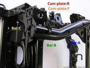 RACING FACTORY YAMAMOTO REAR MEMBER REINFORCEMENT PLATE KIT FOR HONDA S2000 AP1 AP2 RACING-FACTORY-YAMAMOTO-00092