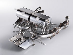 POWER CRAFT HYBRID EXHAUST MUFFLER SYSTEM SQUARE TAIL BLACK TAIL FOR LAMBORGHINI AVENTADOR 740S P-LA1000101-BKT