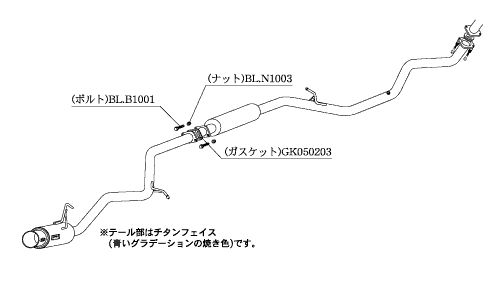 KAKIMOTO RACING EXHAUST GT BOX 06 S FOR TOYOTA BB AERO BUMPER QNC21 QNC21 QNC20 QNC20  B44339