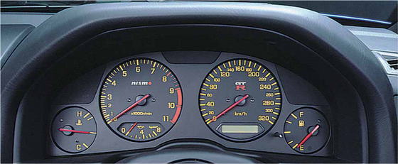 NISMO COMBINATION METER 300KMH BLACK MT LIMITED QUANTITY FOR NISSAN SKYLINE R34 24810-RSR42