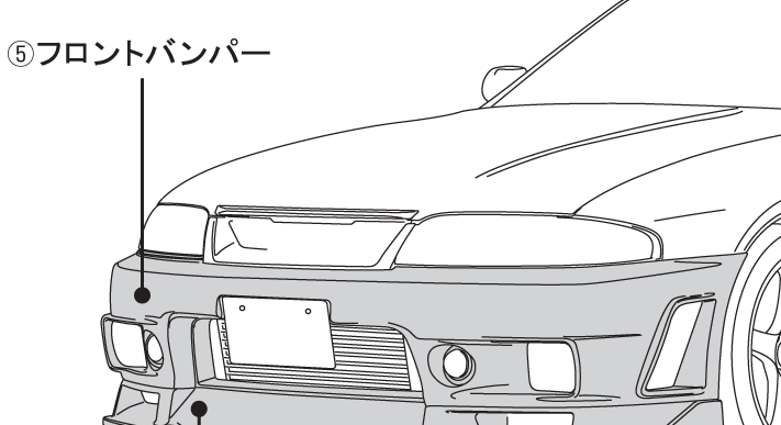 NISMO Front Bumper  For Skyline GT-R BCNR33  62022-RS596