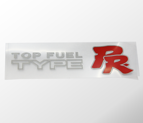 TOP FUEL TOP FUEL TYPE-RR STICKER
