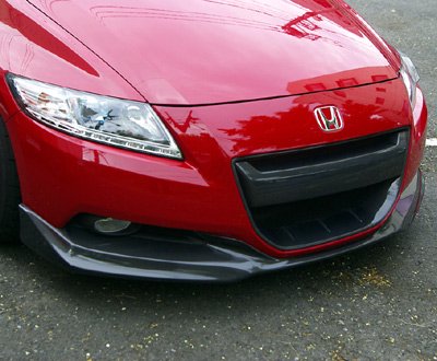 SEEKER FRP FRONT HALF SPOILER BLACK PEARL  FOR HONDA CR-Z  16000-ZF1-F02
