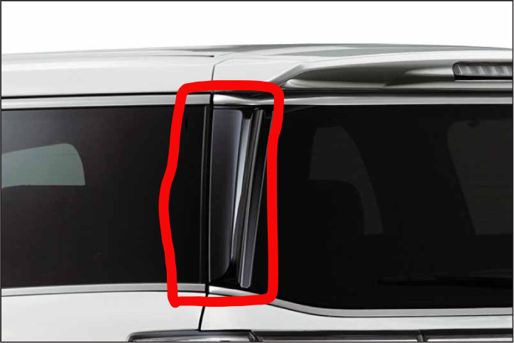 NISMO KH3 Rear Side Spoiler kit  For Elgrand E52  9810S-RN2E0