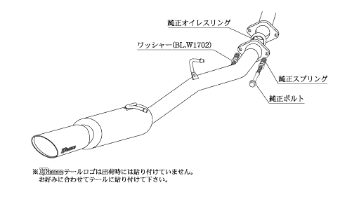 KAKIMOTO RACING EXHAUST KRNOBLE ELLISSE FOR TOYOTA VELLFIRE AERO BUMPER GGH20W GGH25W  T523110A