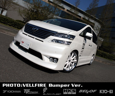 CAR MAKE T&E [ ISM] ANH GGH 20,25 W VELLFIRE BONNET SPOILER FOR  CARMAKETE-02398