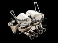 POWER CRAFT HYBRID EXHAUST MUFFLER SYSTEM SQUARE TAIL BLACK TAIL FOR LAMBORGHINI AVENTADOR LP700 LP720 P-LA340102