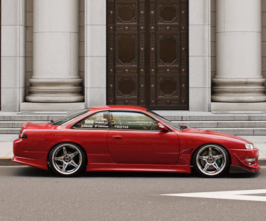 CAR MAKE T&E [VERTEX LANG] S14 SILVIA MC~ (LATE 14 SILVIA) SIDE STEP LEFT AND RIGHT SET FOR  CARMAKETE-02203