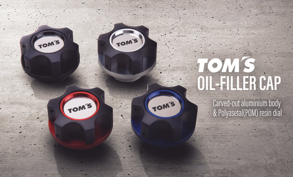 TOMS OIL FILLER CAP RED FOR  12180-TS013