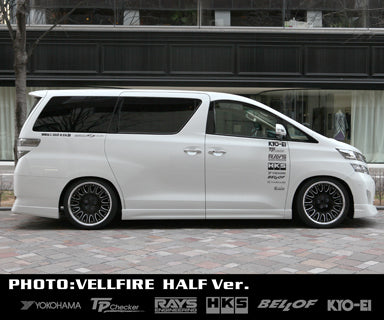 CAR MAKE T&E [ ISM] ANH GGH 20,25 W VELLFIRE SIDE STEP (6 PIECE SET) RIGHT SIDE (DRIVER'S SIDE) ONLY FOR  CARMAKETE-02393