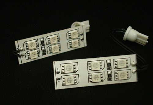 CAR MAKE T&E LED COURTESY ILLUMINATION (DOOR LAMP) REPLACEABLE BASE LEXUS & TOYOTA VISTA ARDEO A(S)V5 CLEAR RED FOR  CARMAKETE-02826