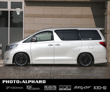 CAR MAKE T&E [ ISM] ANH GGH 20,25W ALPHARD SIDE STEP 6 PIECE SET LEFT AND RIGHT SET FOR  CARMAKETE-02399