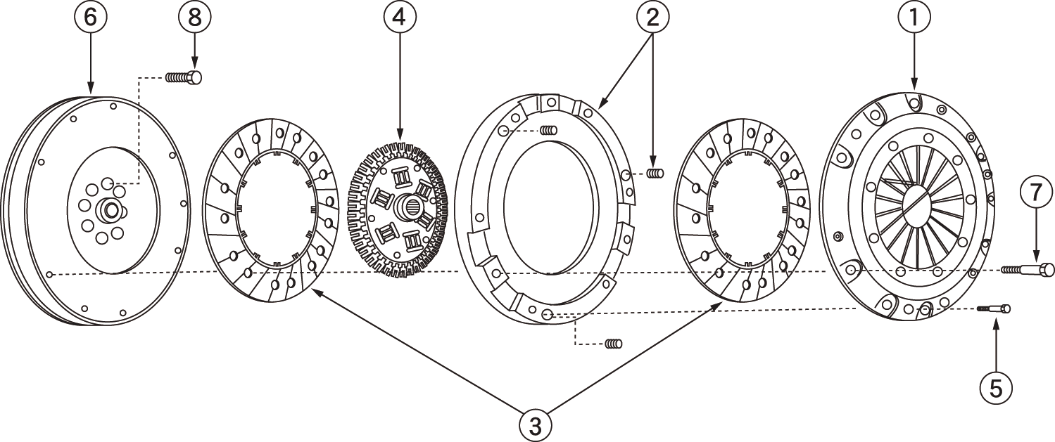 NISMO Flywheel For SUPER COPPER MIX CLUTCH  For MULITPLE FITTING  1231C-RSS51