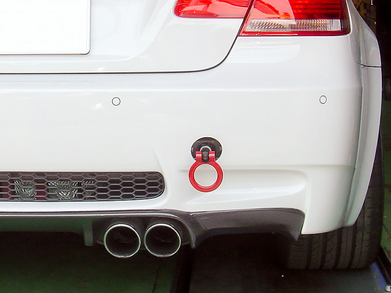 OKUYAMA FLIP-UP TOWING HOOK REAR YELLOW For BMW E92 M3 WD40 301-053-1