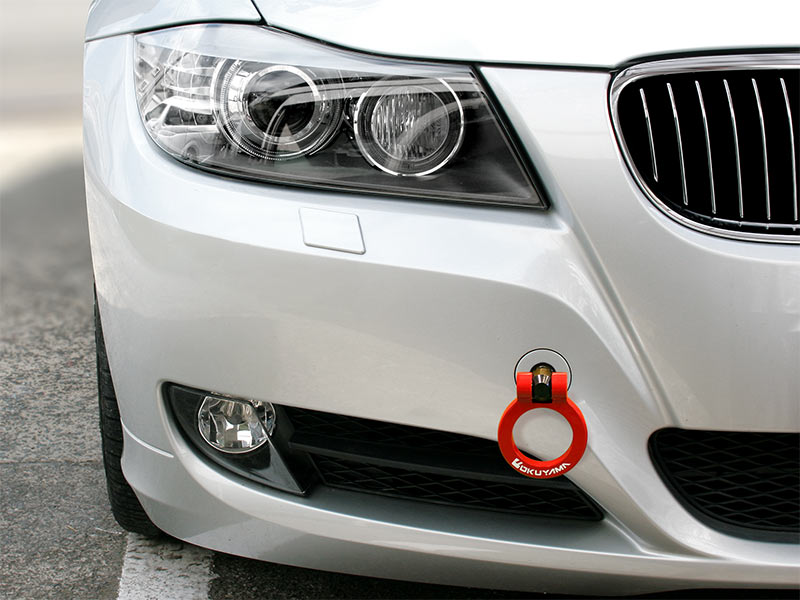 OKUYAMA FLIP-UP TOWING HOOK SILVER For BMW 301-053-2