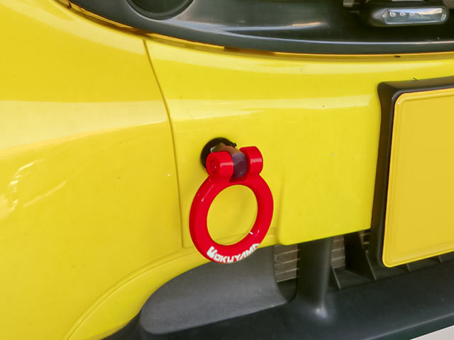 OKUYAMA FLIP-UP TOWING HOOK RED For SMART K MC01K 451333 301-087-0