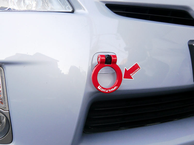 OKUYAMA FLIP-UP TOWING HOOK FRONT SILVER For TOYOTA PRIUS ZVW30 301-090-2