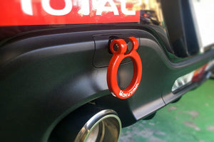 OKUYAMA FLIP-UP TOWING HOOK REAR YELLOW For SUBARU BRZ ZD8 301-112-0-YL
