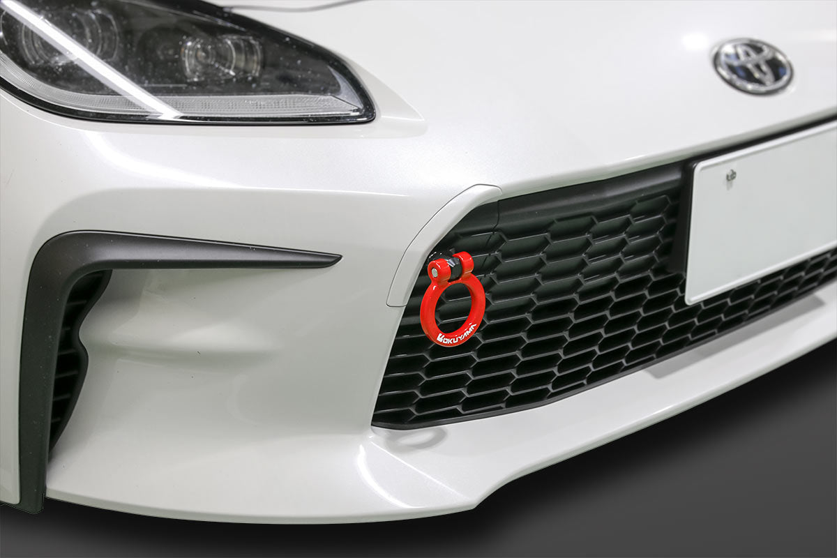OKUYAMA FLIP-UP TOWING HOOK FRONT OR REAR RED For TOYOTA 86 ZN8