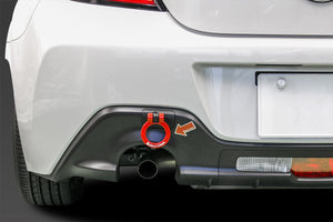 OKUYAMA FLIP-UP TOWING HOOK FRONT OR REAR YELLOW For TOYOTA 86 ZN8 301-112-0-YL