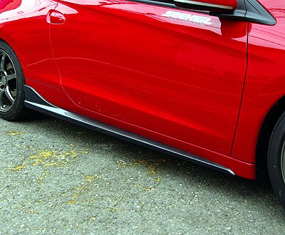 SEEKER CARBON SIDE FINS UV CUT CLEAR PAINT FOR HONDA CR-Z  16400-ZF1-C02