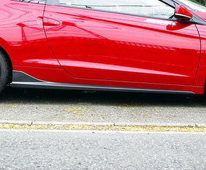 SEEKER CARBON SIDE FINS UV CUT CLEAR PAINT FOR HONDA CR-Z  16400-ZF1-C02