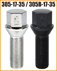 KYO-EI LUG BOLT FOR IMPORT CAR M14xP1.25 (BLACK) 305B-17-35