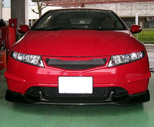 SEEKER FRP FOG LAMP COVER BLACK GEL UNPAINTED FOR HONDA CIVIC FN2 16070-FN2-F01