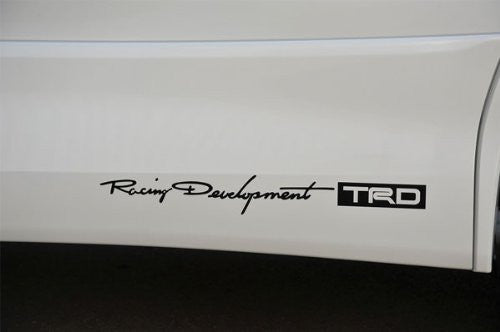 TRD E- type Sticker (Large) Black For 86 (ZN6)