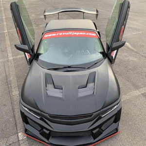 RESULT JAPAN AERO BONNET TYPE 2 CARBON FIN TYPE UNPAINTED FOR HONDA S660 JW5