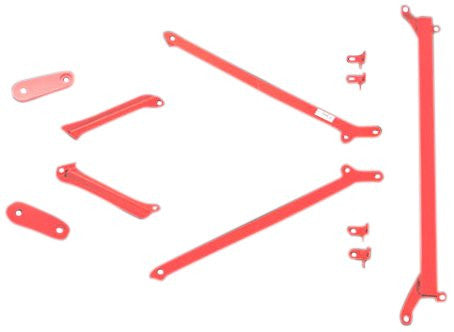 TRD Member Brace Set For 86 (ZN6) MS300-18001 - Black Hawk Japan