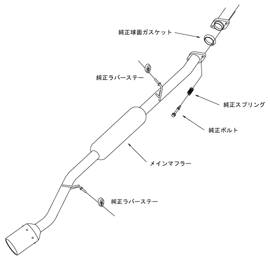 HKS LEGAMAX Premium EXHAUST For TOYOTA ALPHARD GGH25W 2GR-FE 32018-AT036