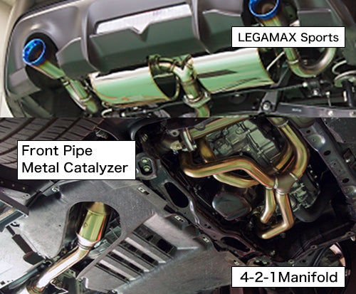 HKS SUPER MANIFOLD R-SPEC + LEGAMAX SPORTS Ti  For Toyota 86 ZN6 FA20 32025-AT004