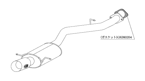 KAKIMOTO RACING EXHAUST KAKIMOTO.R FOR MAZDA RX-7 E FD3S  ZS301