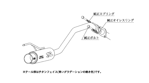 KAKIMOTO RACING EXHAUST GT BOX 06 S FOR HONDA STREAM RN8 RN8 RN6 RN6  H44372